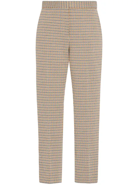 Rosetta Getty pantalones con cuadros estampados