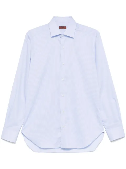Barba camisa con rayas estampadas