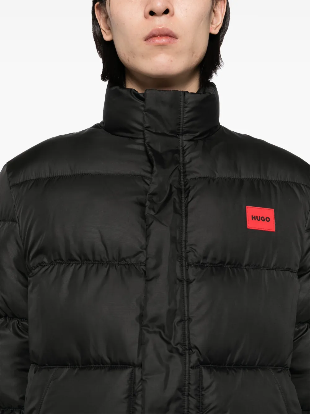 Hugo water repellent down jacket shop