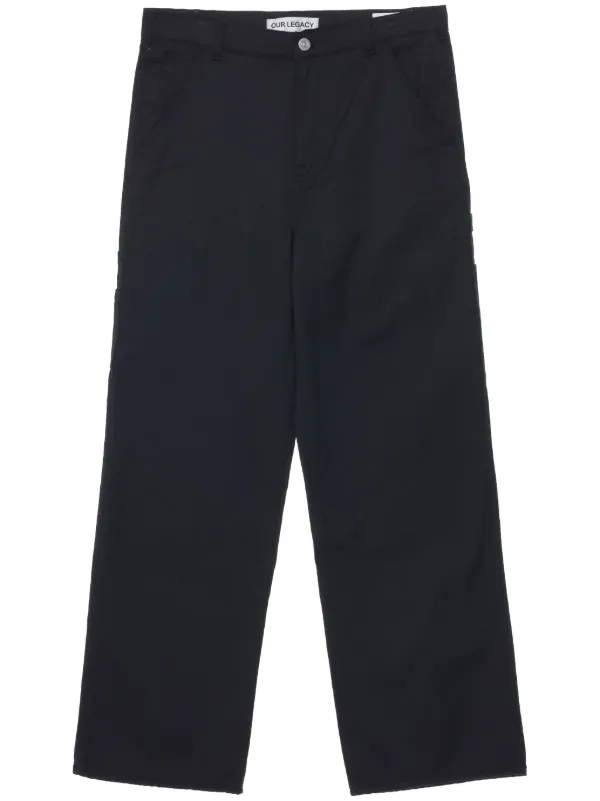 パンツ our legacy 24ss joiner trousers 46 Our Legacy - Joiner Trouser Construction Black Twill