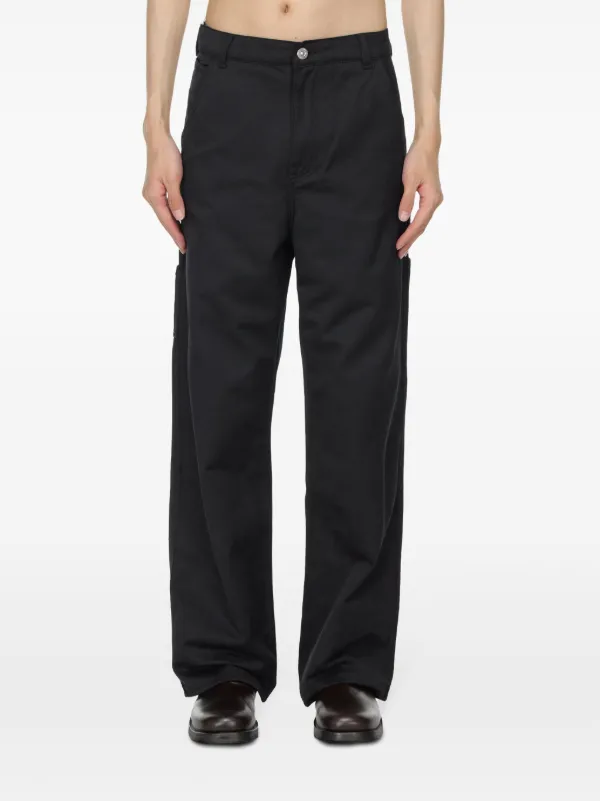パンツ OUR LEGACY black Borrmwed trousers Our Legacy - Hip Trouser Black Chalk Stripe