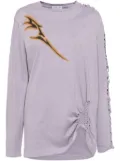 Collina Strada Mauve Tosh long shirt tee - Purple