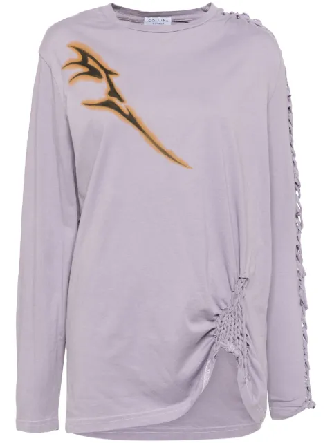 Collina Strada Mauve Tosh long shirt tee