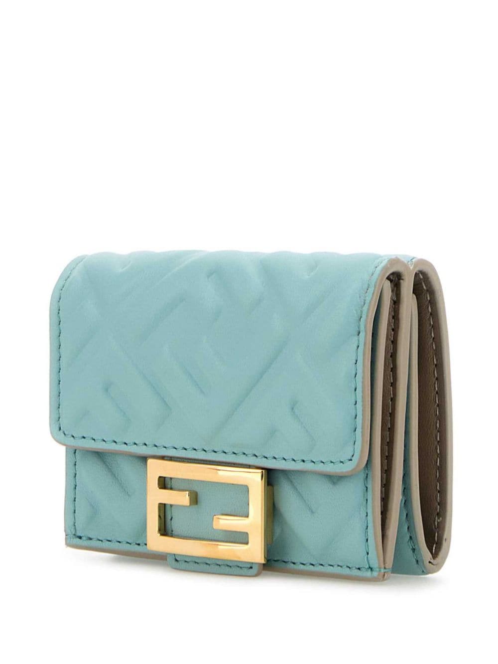 FENDI LEATHER BAGUETTE WALLET 