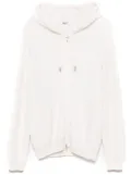 ERALDO ribbed-knit hoodie - Neutrals
