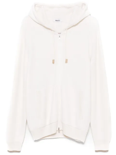 ERALDO ribbed-knit hoodie