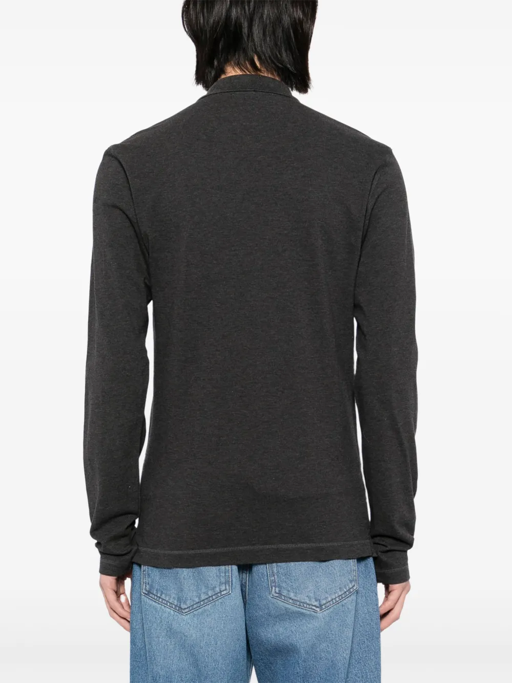 Dolce & Gabbana Poloshirt met logopatch Grijs