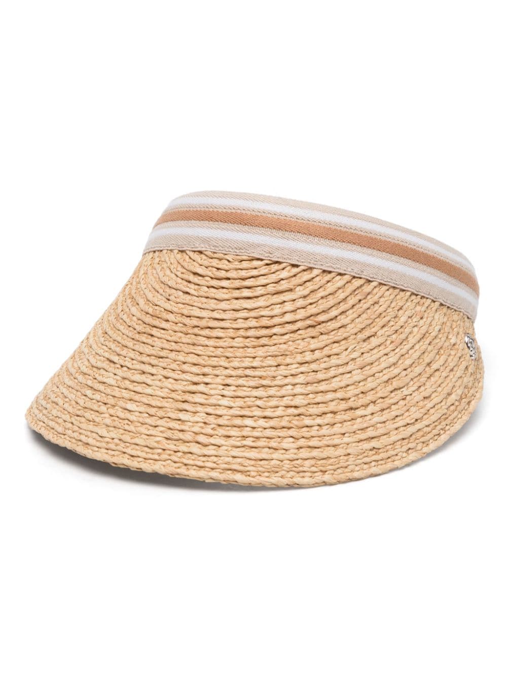 Shop Helen Kaminski Bianca Visor Hat In Brown