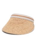 Helen Kaminski Bianca visor hat - Brown