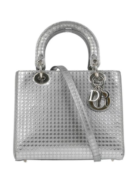 Christian Dior 2015 Cannage Lady Dior two-way handbag Women