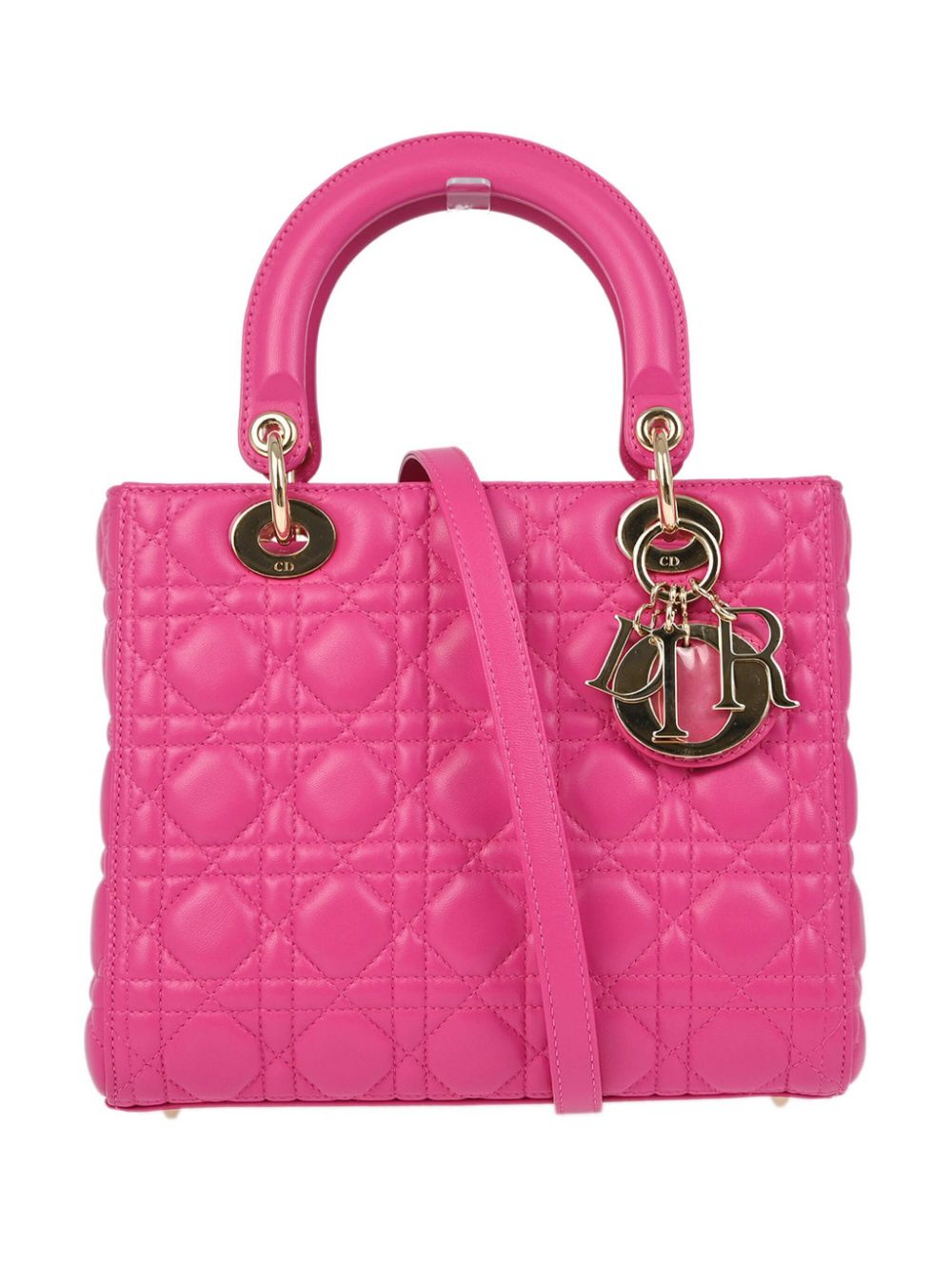 Christian Dior 2013 Cannage Lady Dior two-way handbag Women