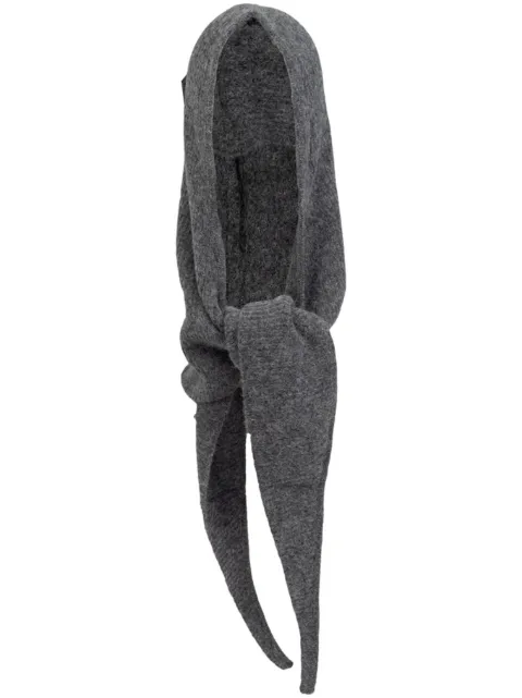 GANNI scarf knitted balaclava