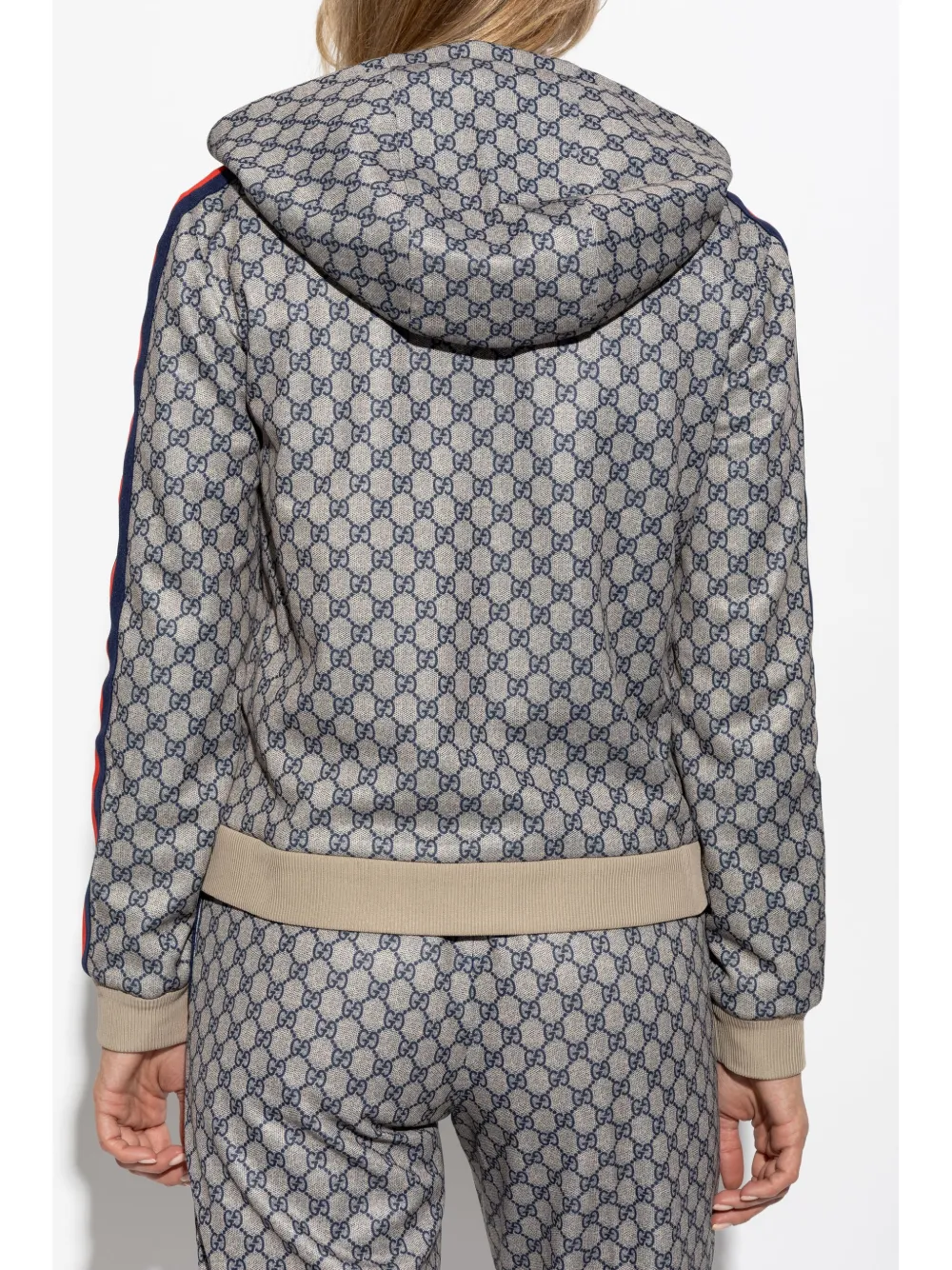Gucci Kapuzenjacke Mit Monogramm In Brown
