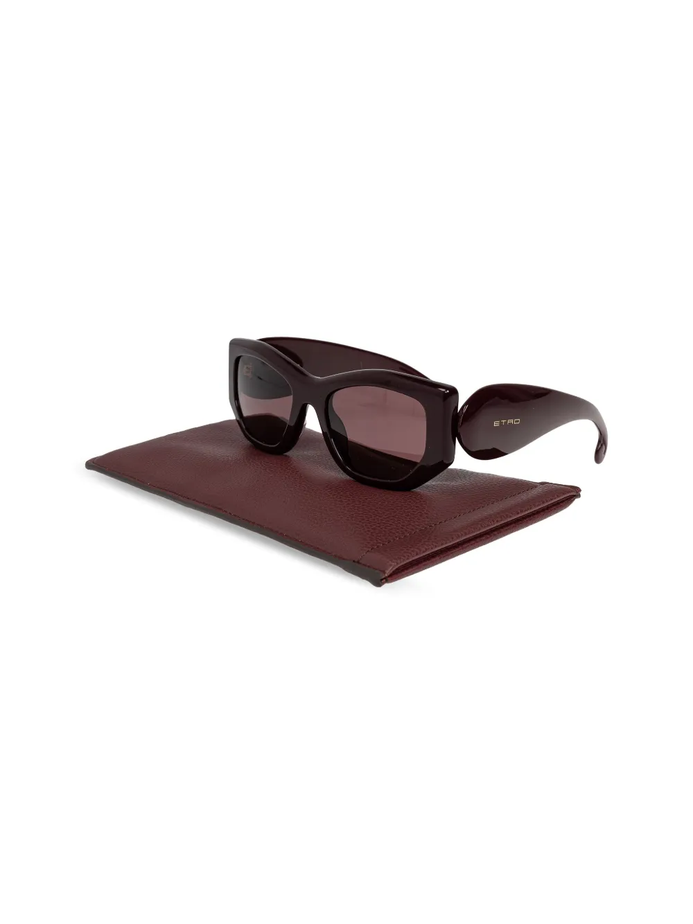 ETRO Zonnebril met oversized montuur Rood