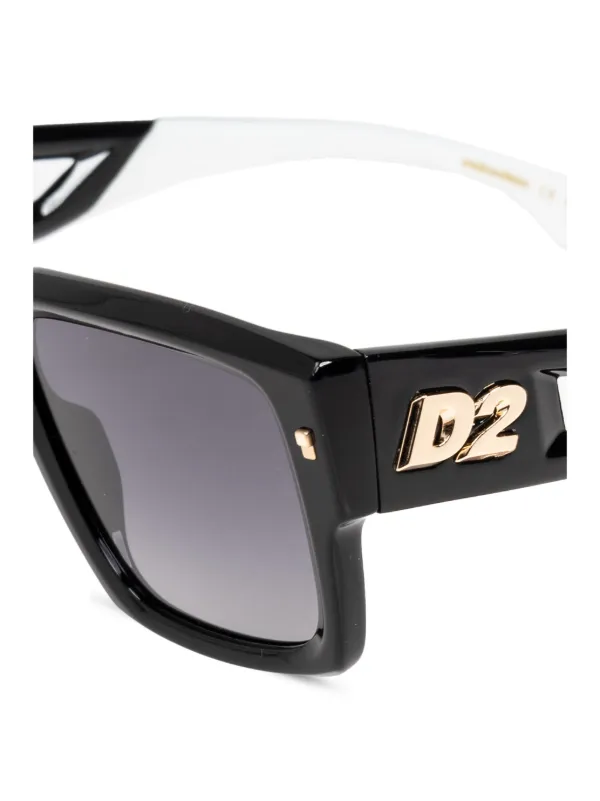 DSQUARED2 EYEWEAR square-frame Sunglasses | Black | FARFETCH NZ