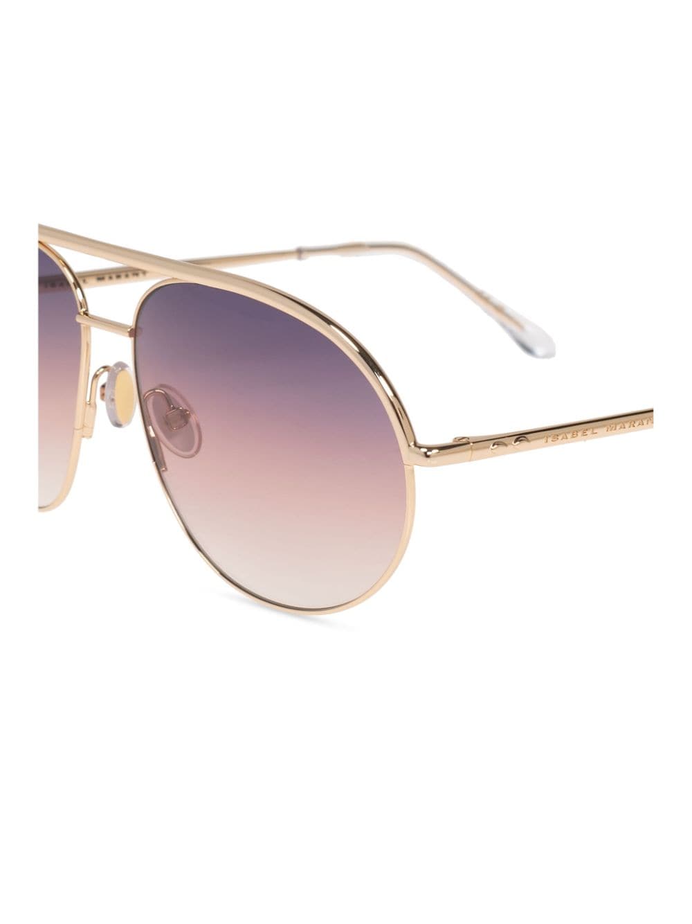 Isabel Marant Eyewear Zonnebril met piloten montuur Roze