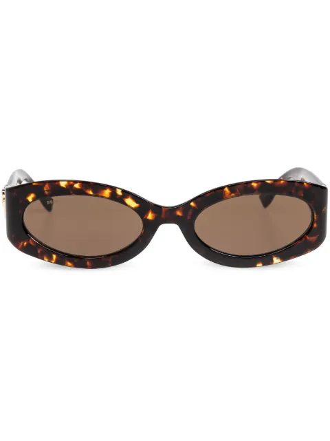 DSQUARED2 EYEWEAR lentes de sol con armazón oval estilo carey