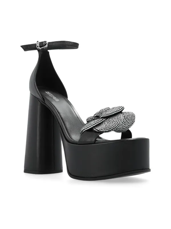 Michael Michael Kors 140mm Elodie Sandals | Black | FARFETCH