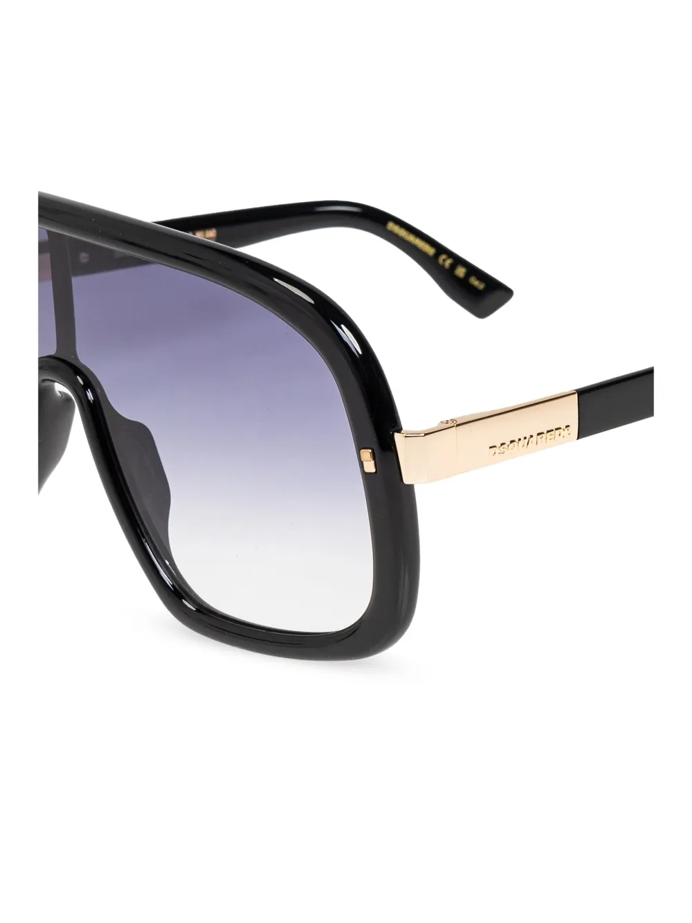 DSQUARED2 EYEWEAR Zonnebril met piloten montuur Zwart
