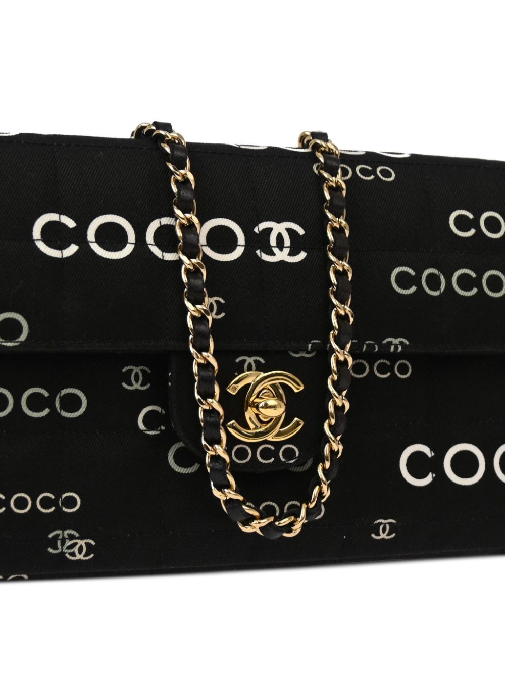 CHANEL 2000 Coco East West Choco Bar shoulder bag Women