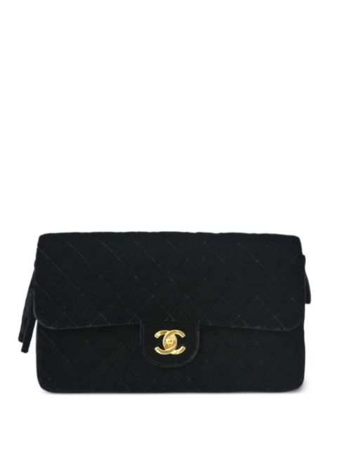 HOT SALE CHANEL 1995 diamond-quilted backpack Women