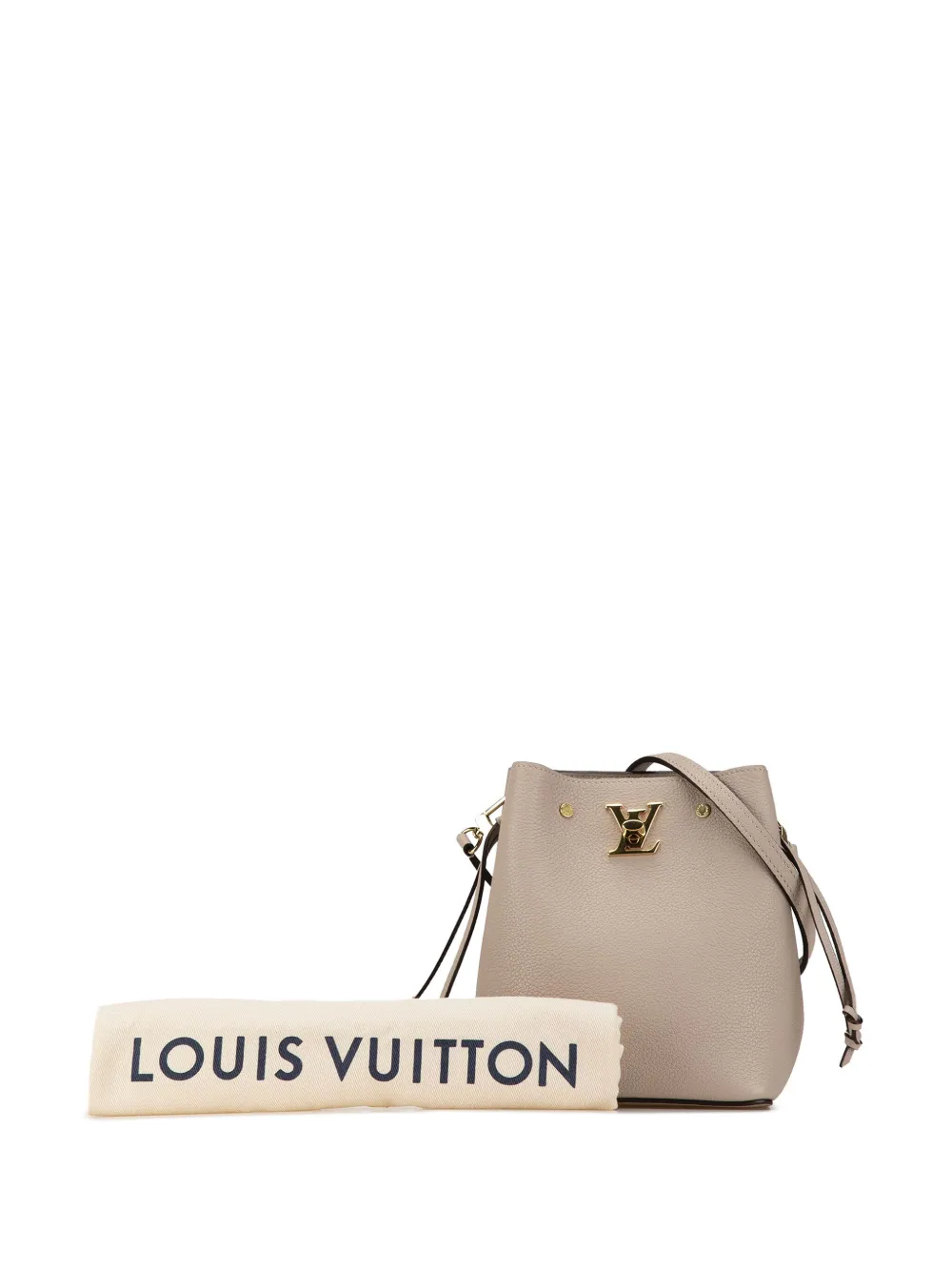 Affordable Louis Vuitton Pre-Owned 2021-present Nano Lockme bucket bag WOMEN