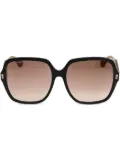 ETRO oversize-frame sunglasses - Black