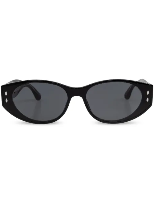 Lunettes de soleil à monture ovale - Isabel Marant Eyewear - Modalova