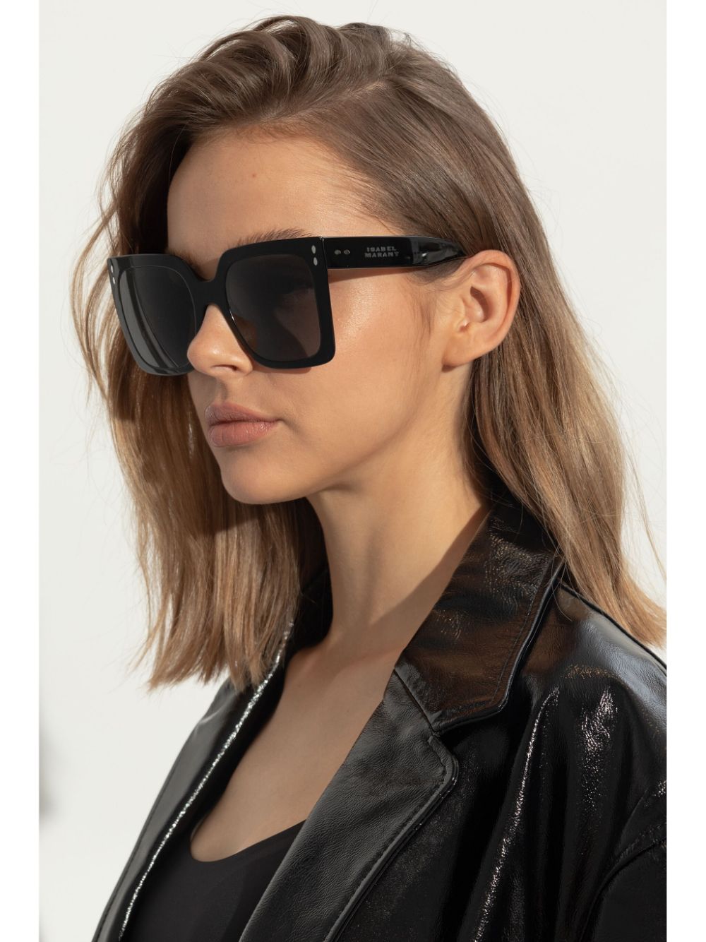 Shop Isabel Marant Eyewear Square-frame Sunglasses In Black