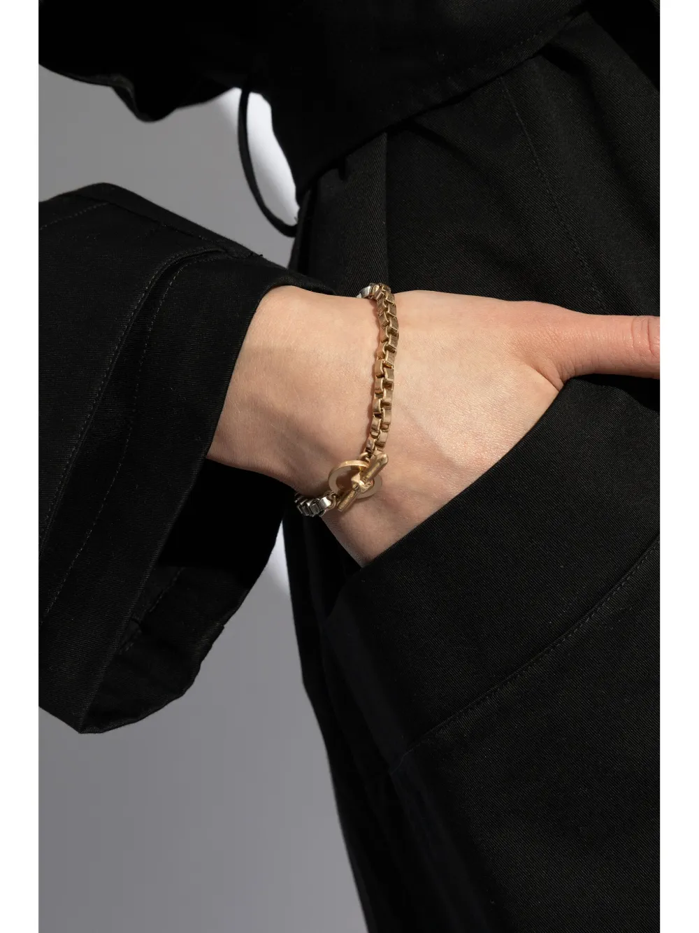 AllSaints Box Two Tone bracelet - Zilver