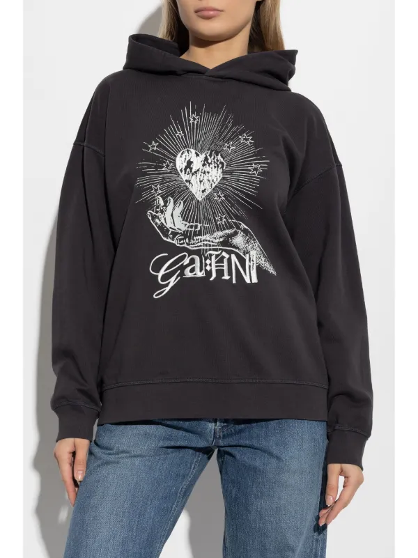 セール】 GANNI Heavy Fleece Zip Hoodie （パーカー）｜URBAN
