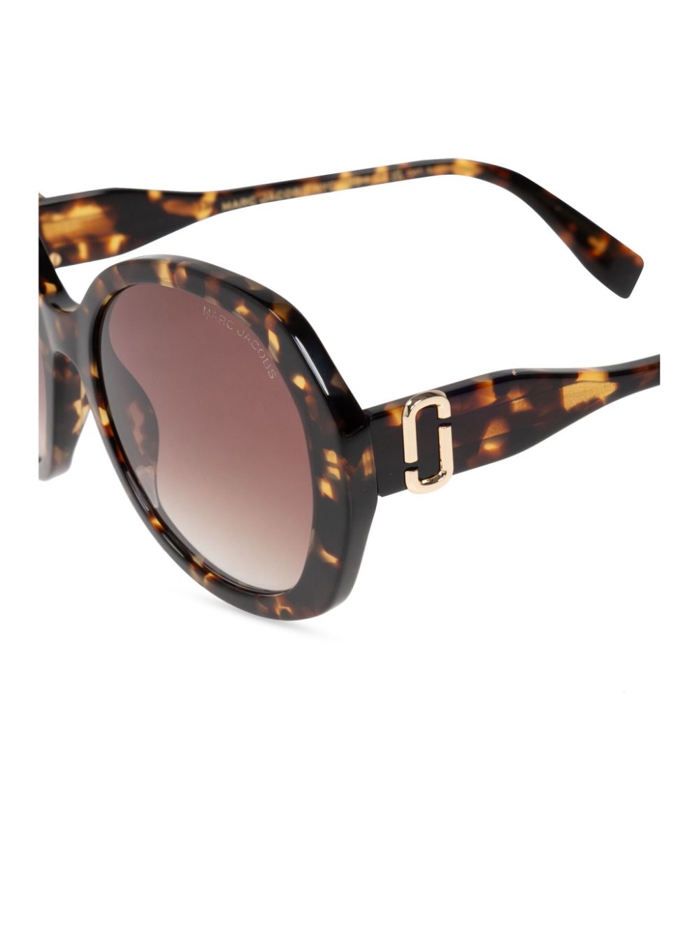 Marc Jacobs Eyewear tortoiseshell-effect oversize sunglasses Women