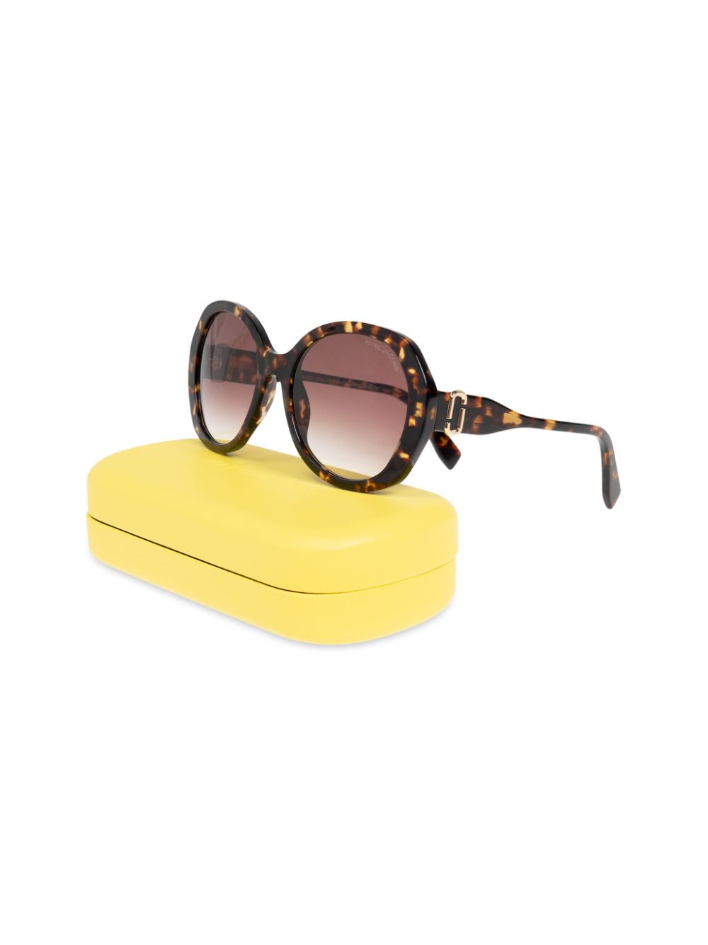 Marc Jacobs Eyewear tortoiseshell-effect oversize sunglasses Women