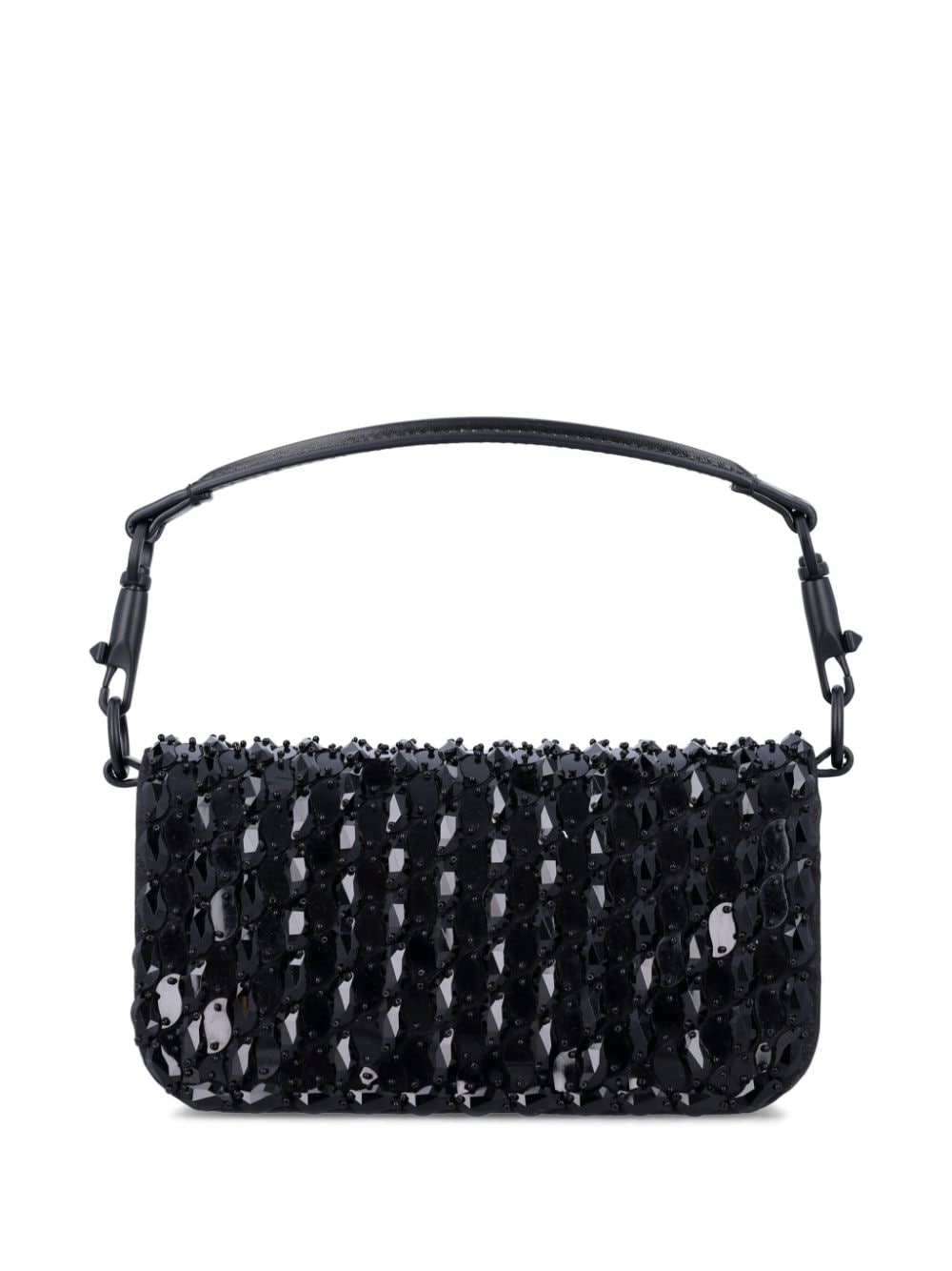 Shop Valentino Small Locò Shoulder Bag In Black