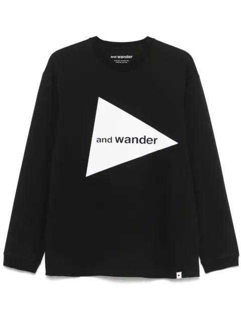 and Wander logo-print T-shirt