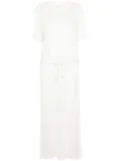 LEMAIRE belted maxi dress - Neutrals