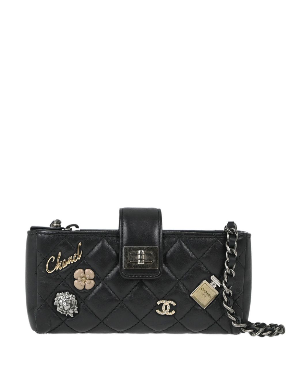 CHANEL Pre-Owned 2014 Mini Lucky Charms 2.55 shoulder bag – Black