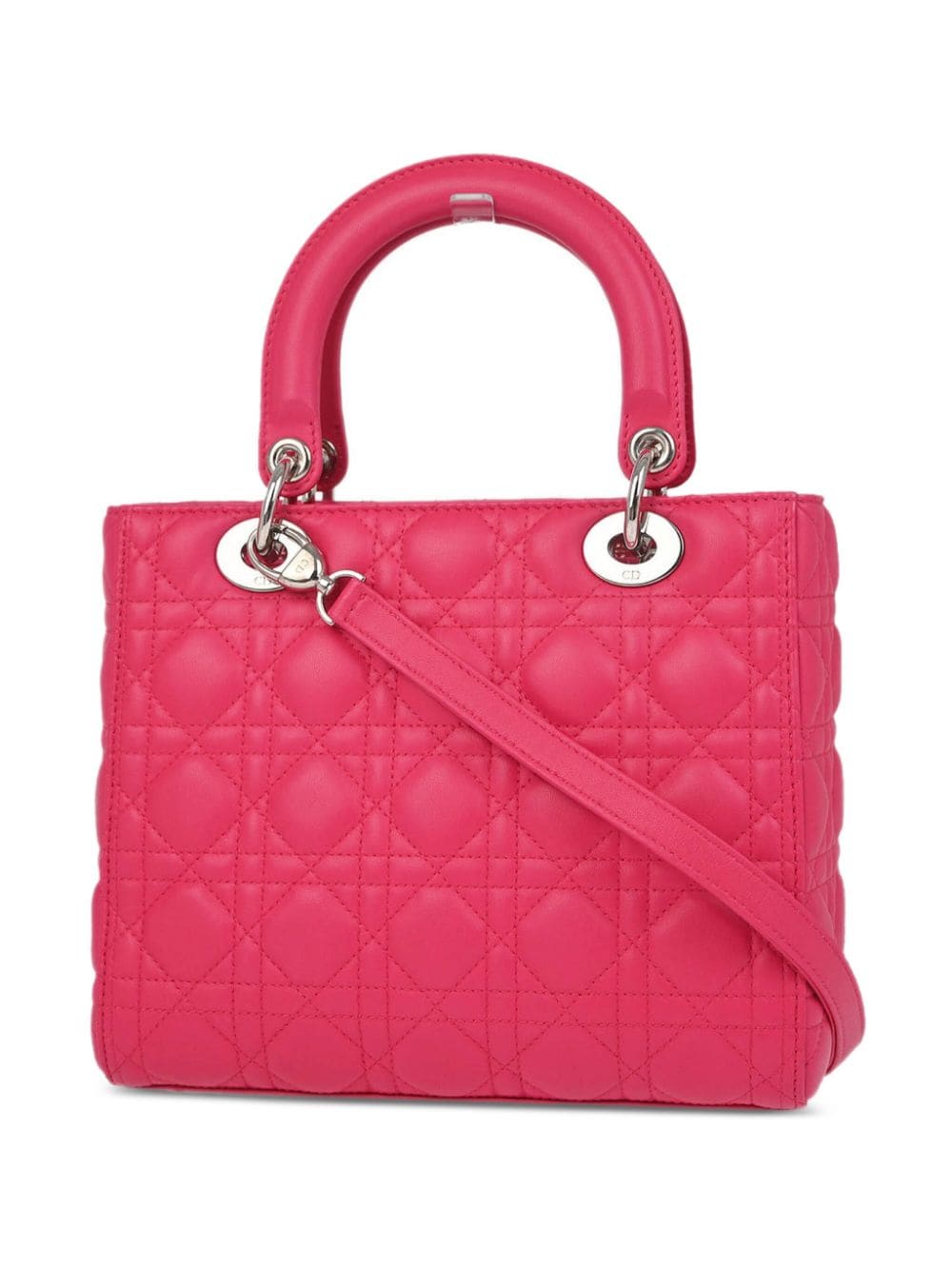 Christian Dior Pre-Owned 2013 Cannage Lady Dior handtas - Roze