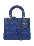 Christian Dior Pre-Owned 2015 Cannage Lady Dior two-way handbag - Blue