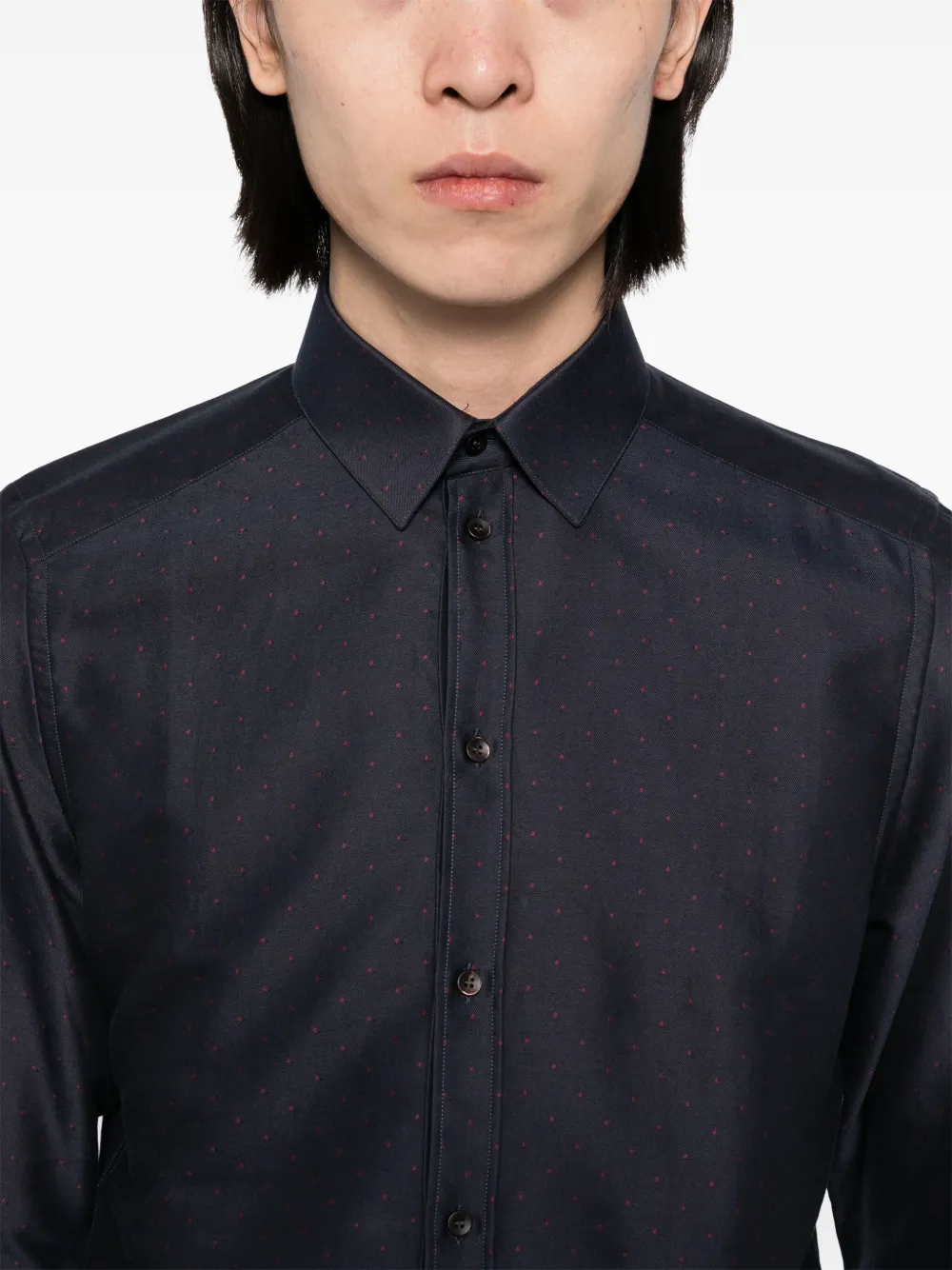 Dolce & Gabbana Overhemd met stippen Blauw