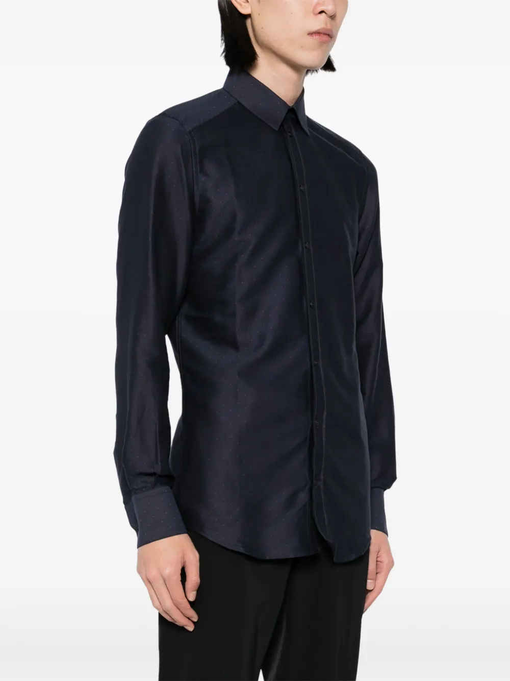 Dolce & Gabbana Overhemd met stippen Blauw