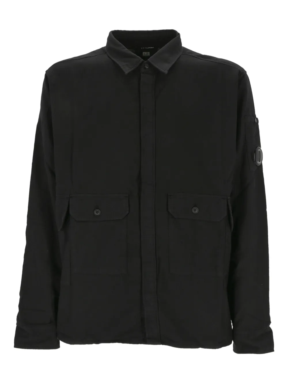 C.P. Company utility-pocket shirt jacket Zwart