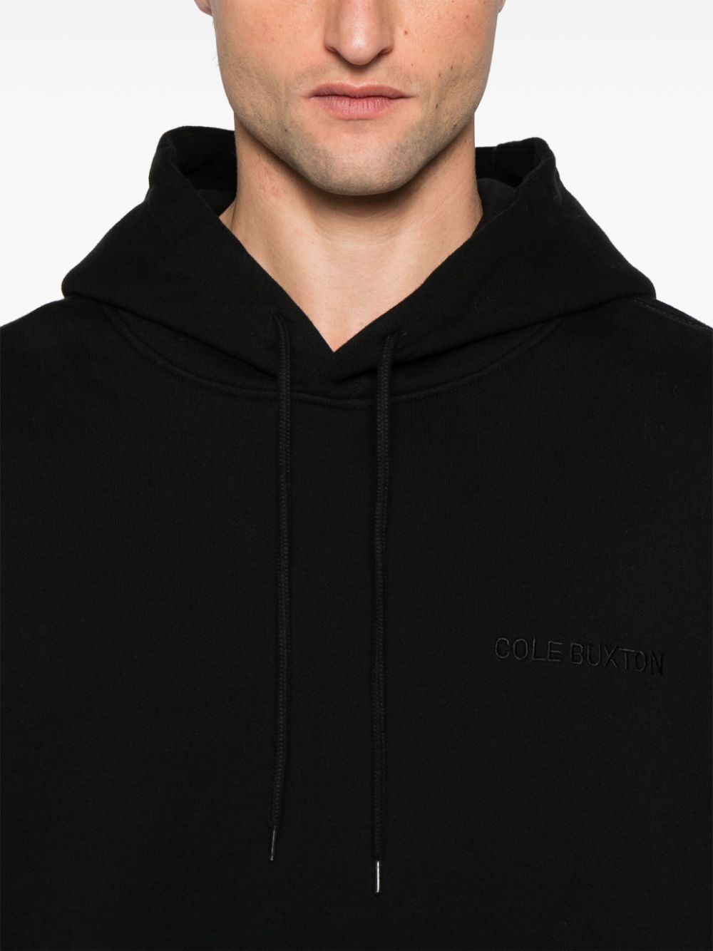 Shop Cole Buxton Warm Up Hoodie In Black