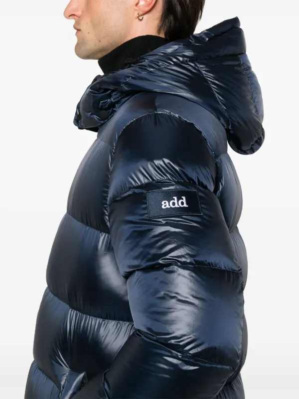 Add detachable-hood Puffer Jacket | Blue | FARFETCH
