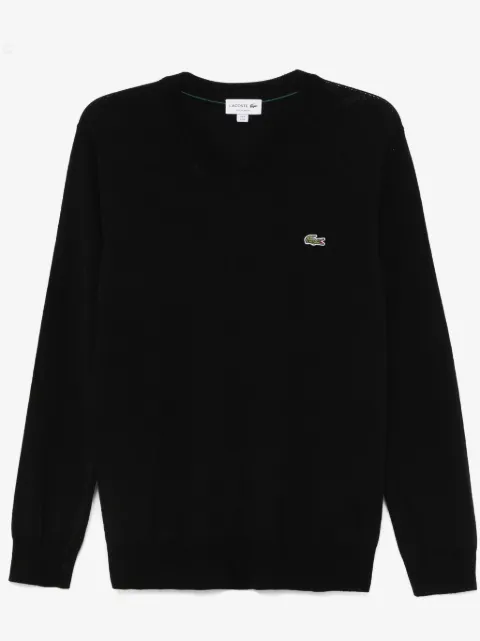 Lacoste suéter con cuello en V