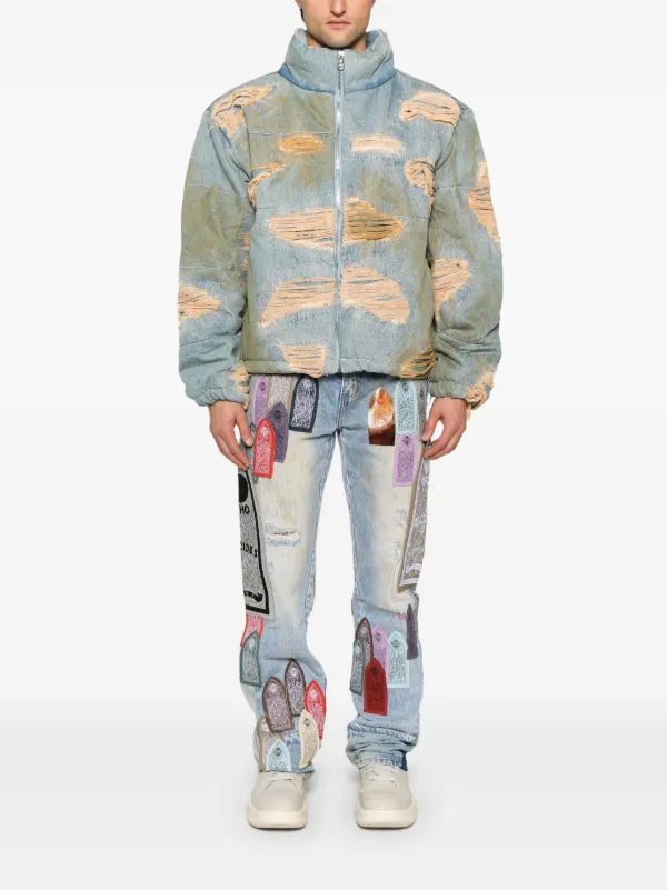 WHO DECIDES WAR デニムジャケット Who Decides War デニムジャケット | ブルー | FARFETCH JP