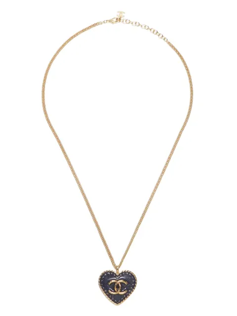 CHANEL Pre-Owned 2024 Heart CC necklace