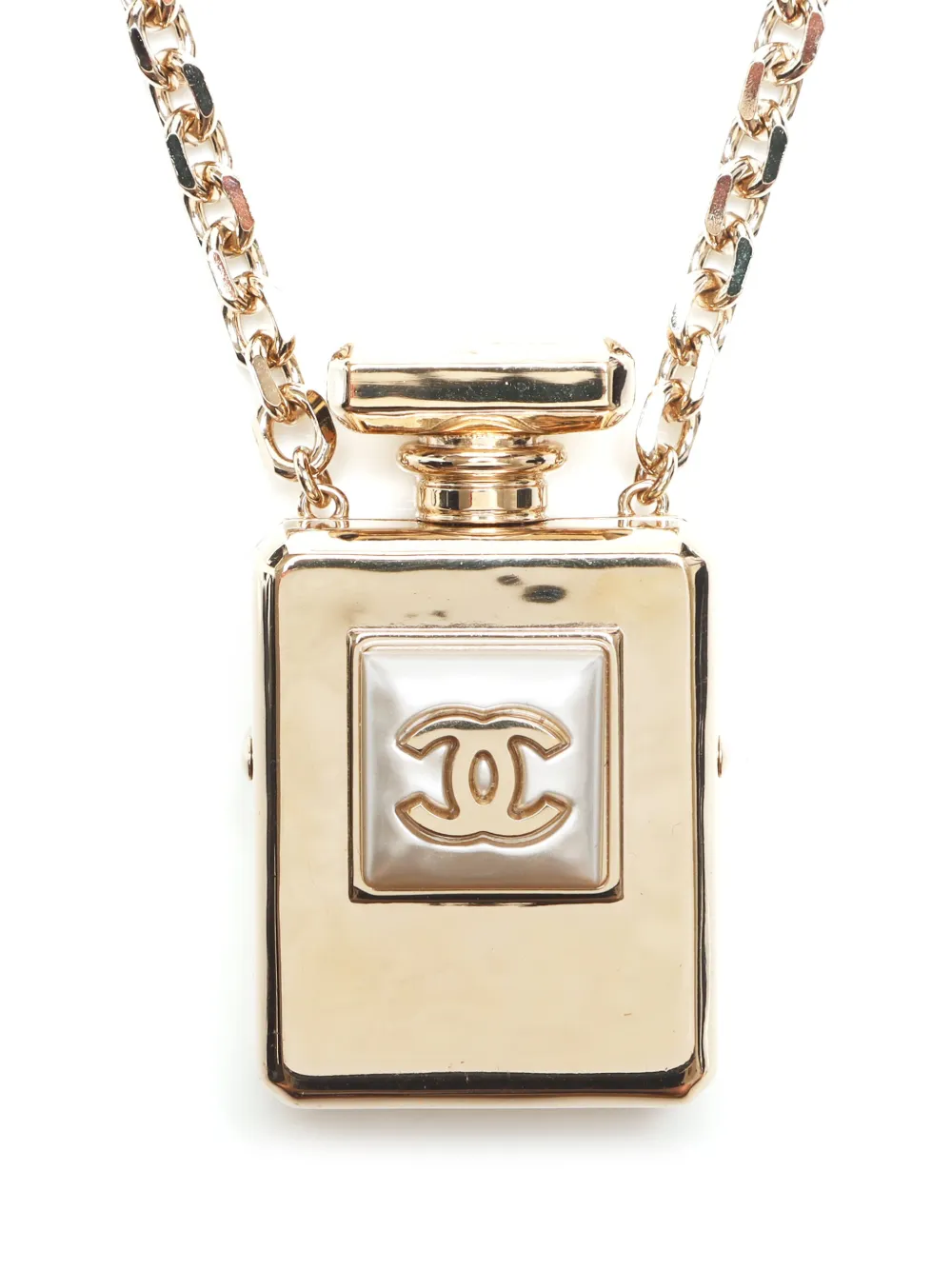 CHANEL Pre-Owned 2022 N°5 pendant necklace - Goud