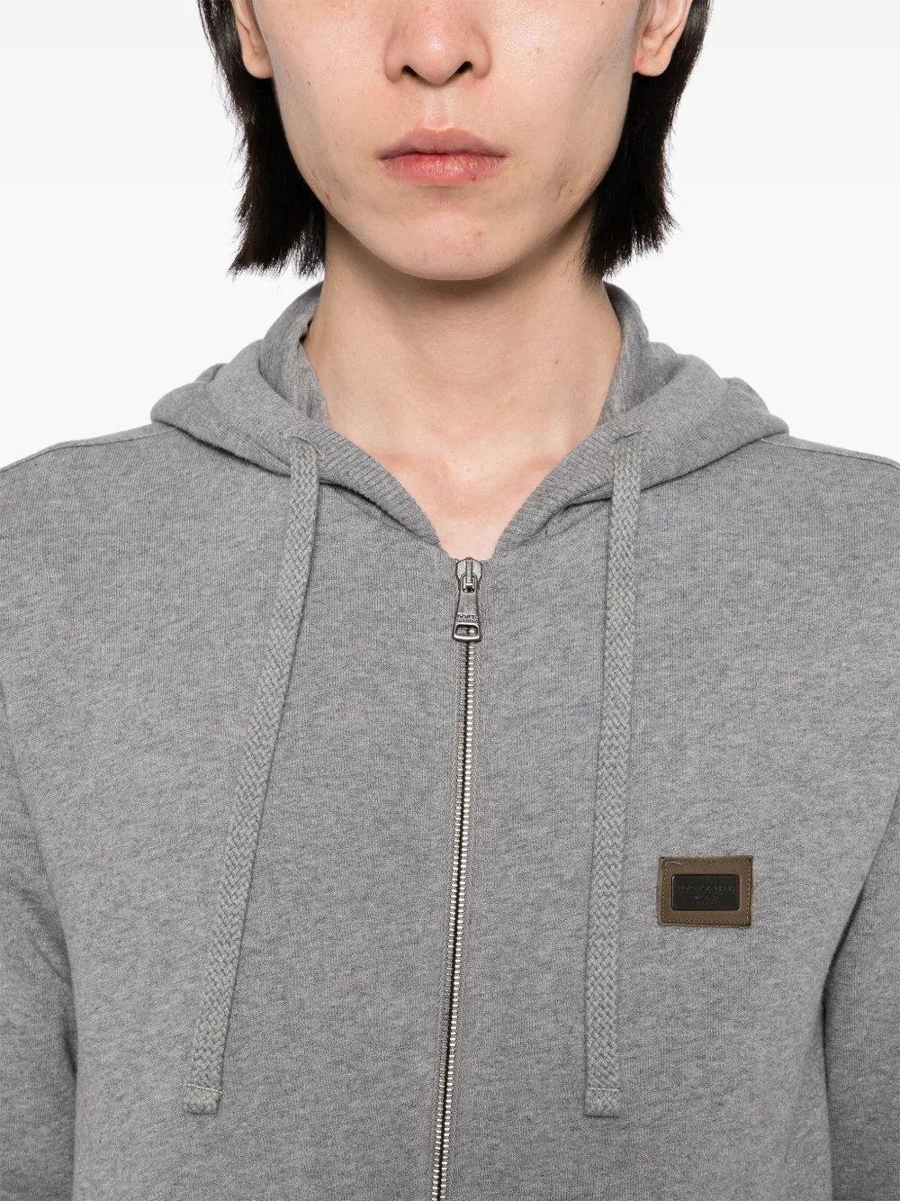 Dolce & Gabbana Hoodie met rits Grijs