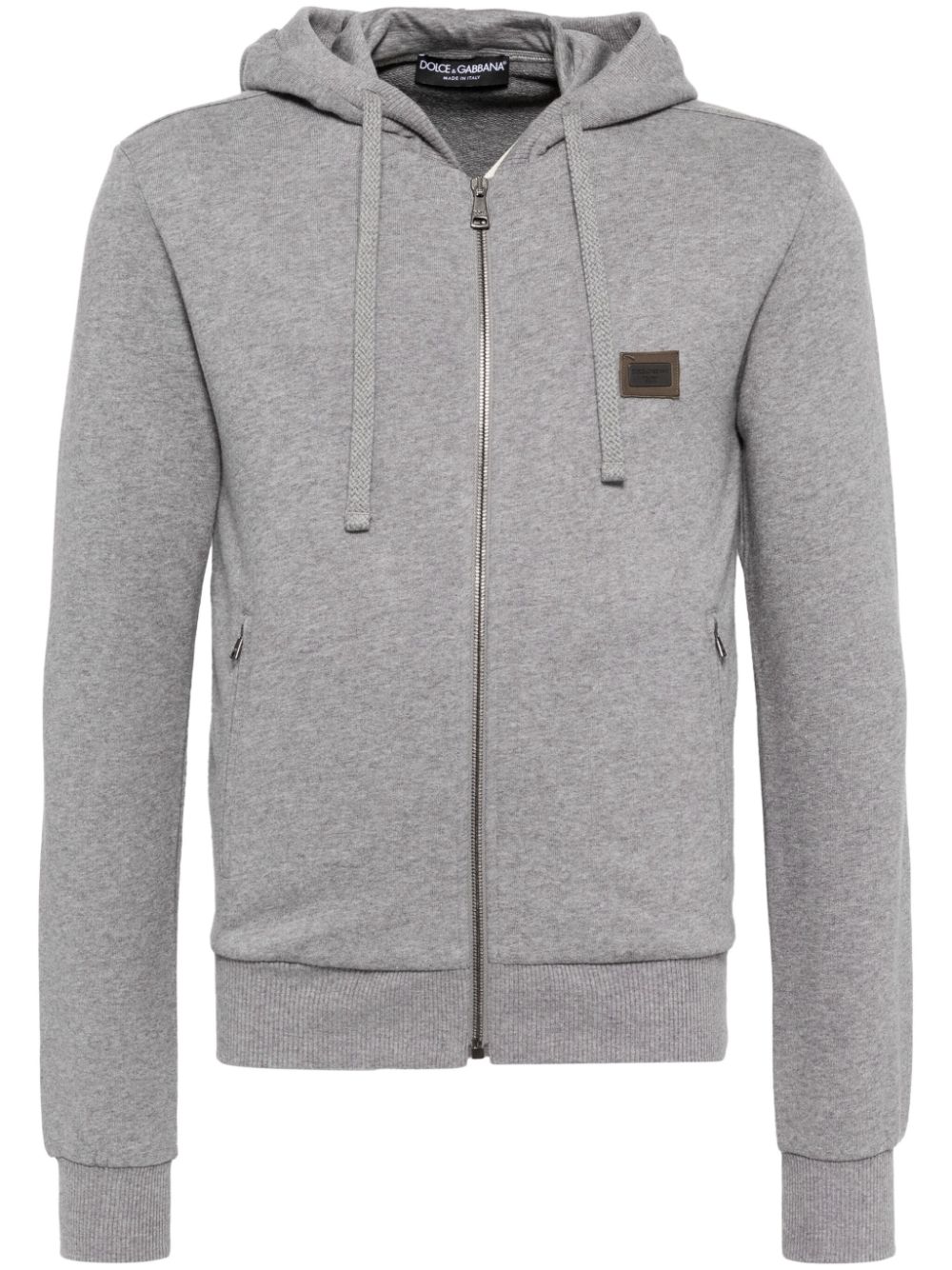 Dolce & Gabbana Hoodie met rits Grijs